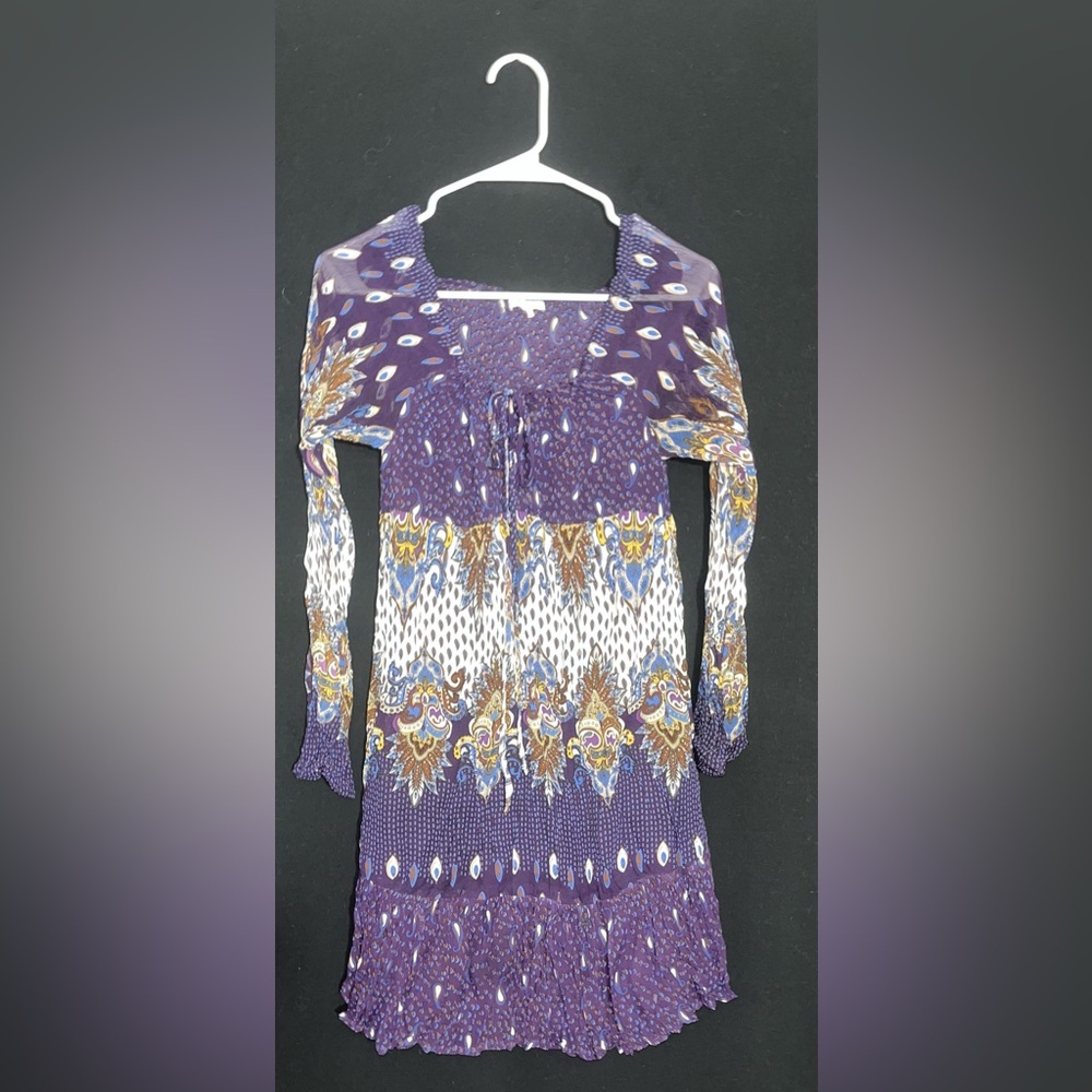 Vintage Xhilaration Peasant long Sleeve Dress